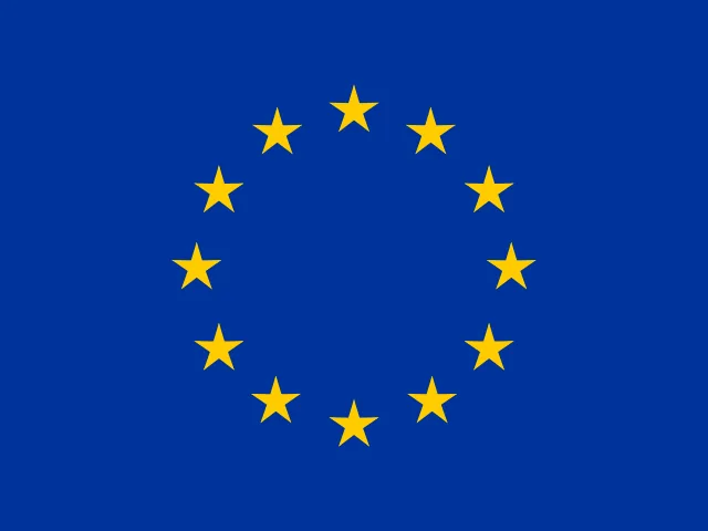 Bandera de la Unión Europea, símbolo de la regulación AI Act